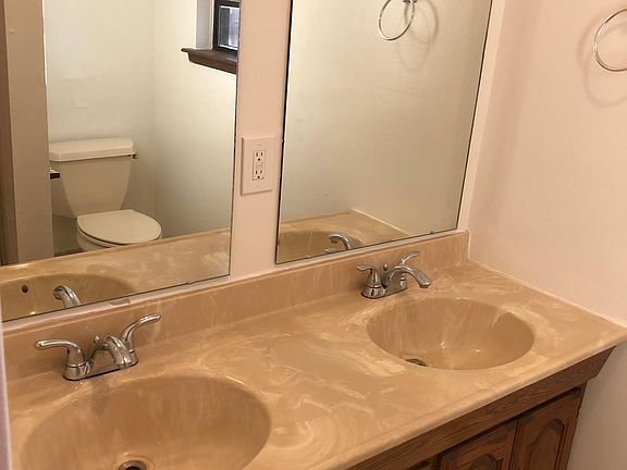 Master Bathroom has duo sinks.