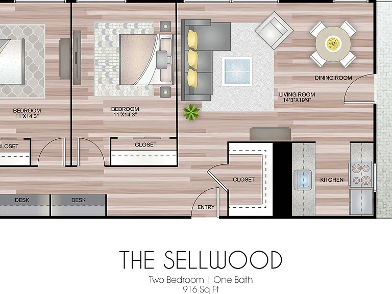 916 Square Feet 916 Square Feet