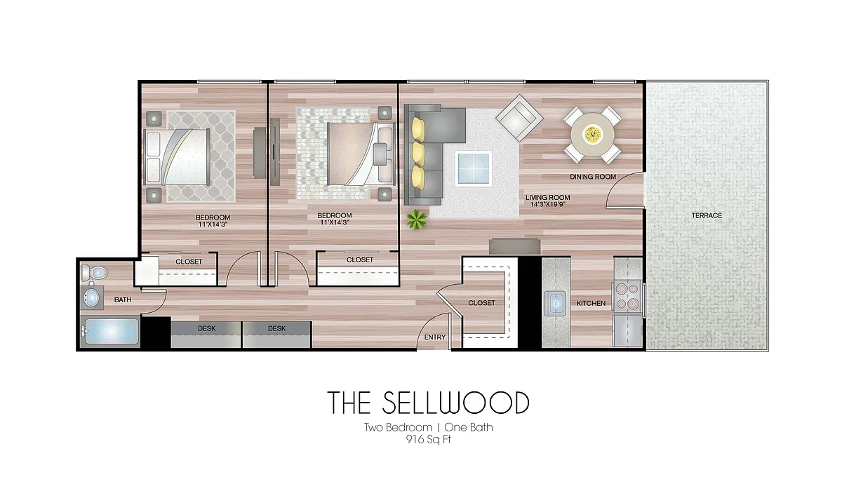 Floor plan The Sellwood