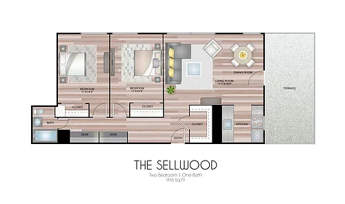 Floor plan The Sellwood