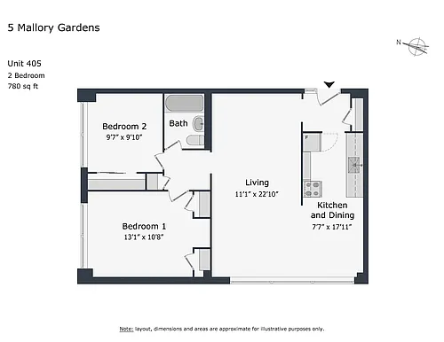 Floor plan 50126A-405