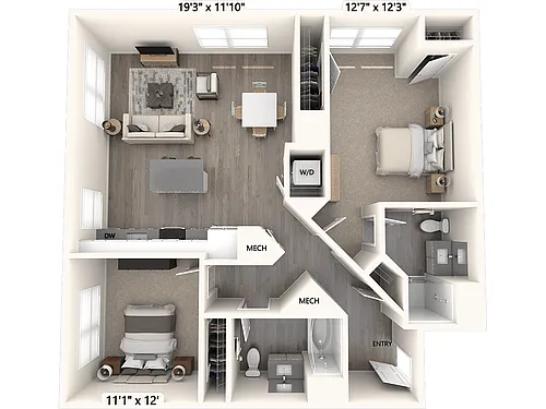 Floor plan B19U