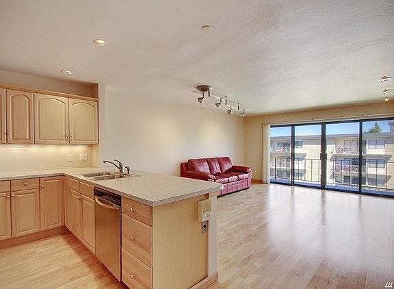 kitchen to living room