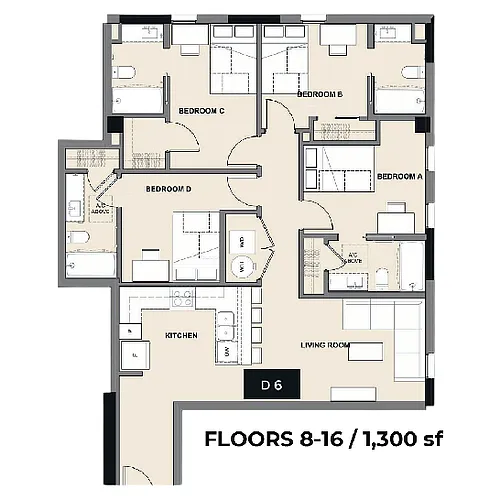 Floor plan D6
