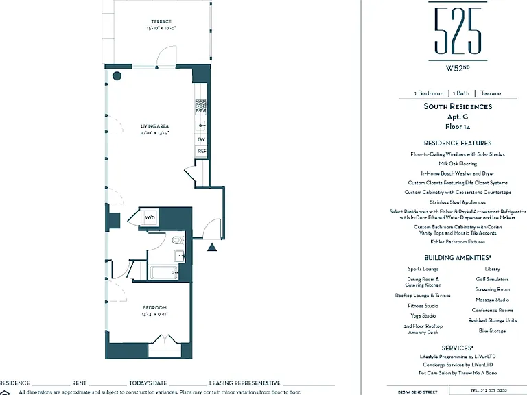 525 W 52nd St #14GS — Photo 2