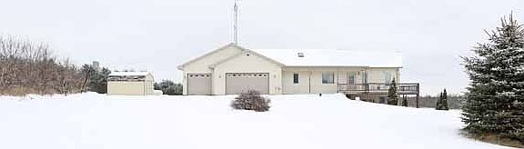 Winter view driving in