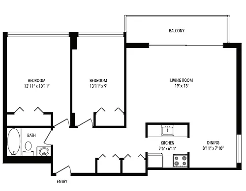 Floor plan 525-0801