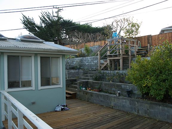 Partial View Terraced Yard