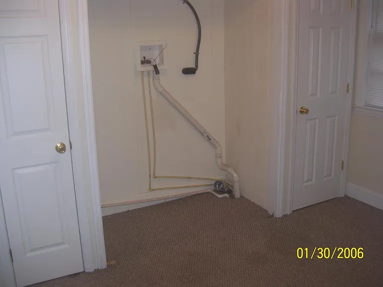 Laundry hook ups
