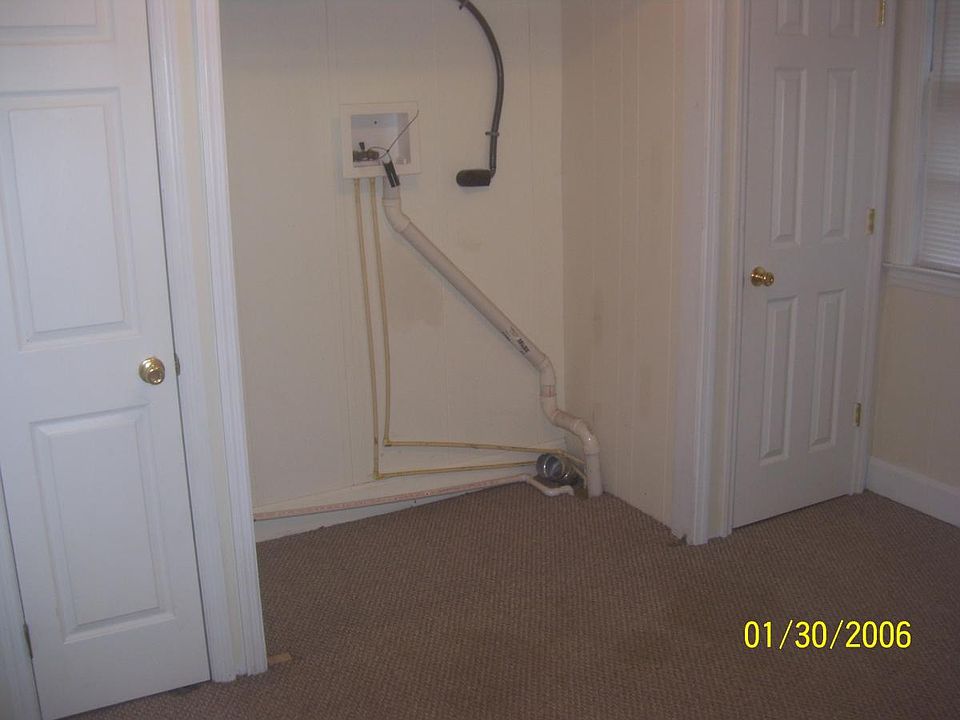 Laundry hook ups