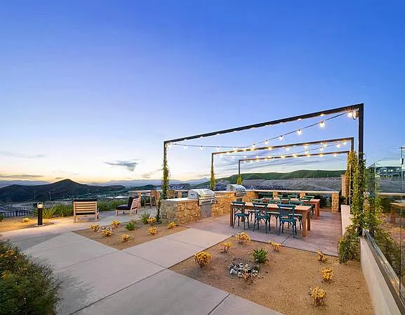 community BBQ area
