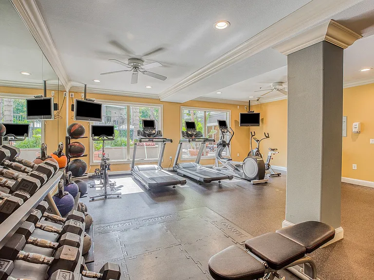 Our fitness center is complete with cardio and weight training equipment