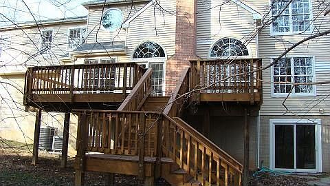 Back of home and Fabulous Deck