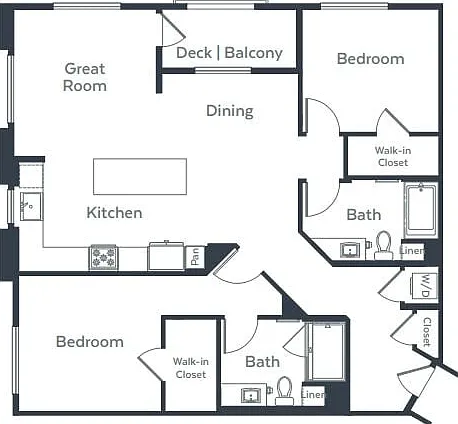 B3: 1bed 1bath B3: 1bed 1bath