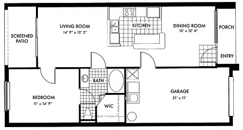 Floor plan Windsor A1C