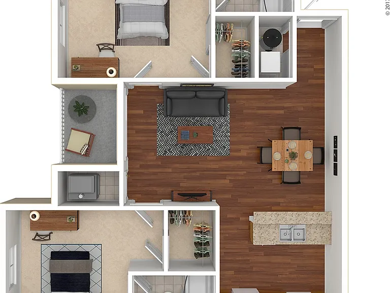 2x2 Floorplan 2x2 Floorplan