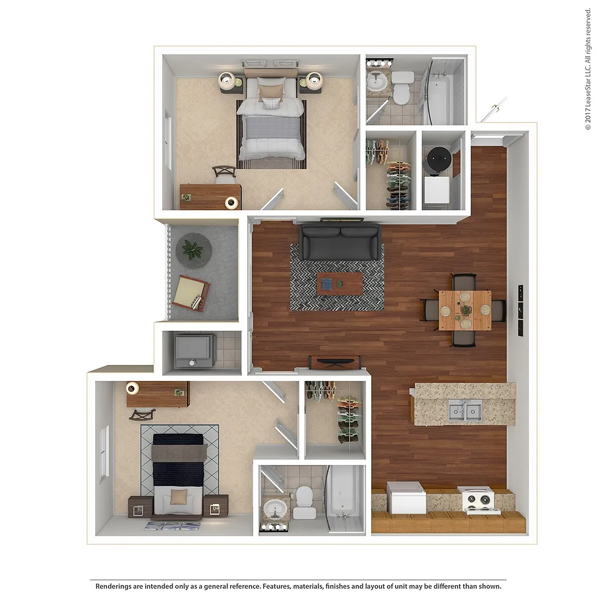 Floor plan 2X2