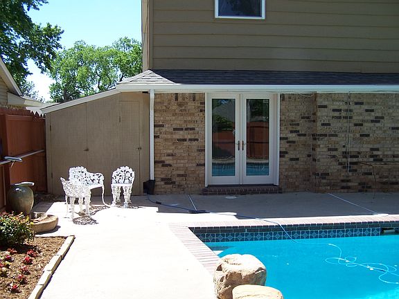 French doors, Master bedroom