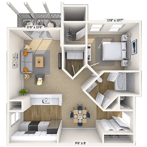 Floor plan Myrtle