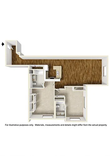 Floor plan Floor Plan 22f (Shared Room)