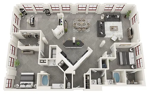 Floor plan B2A