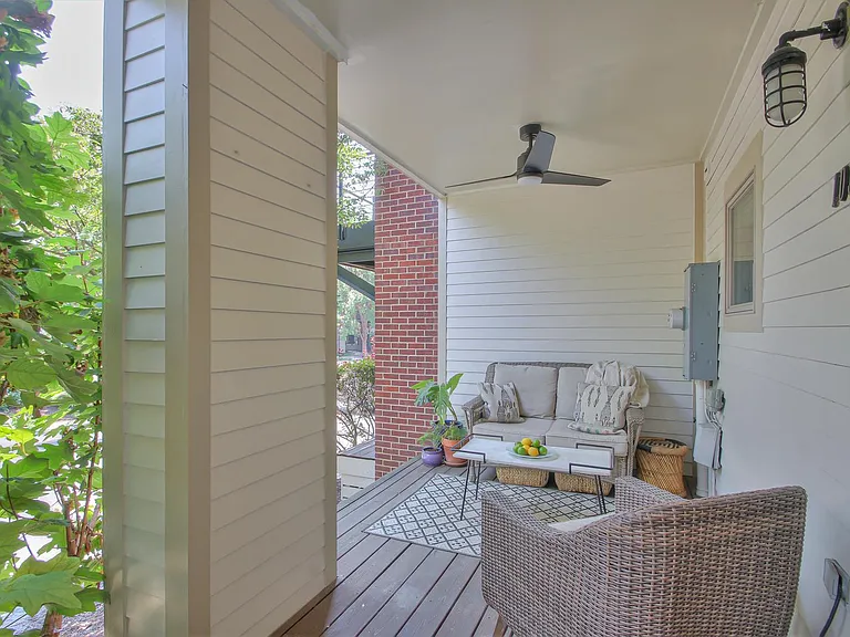 Covered back porch