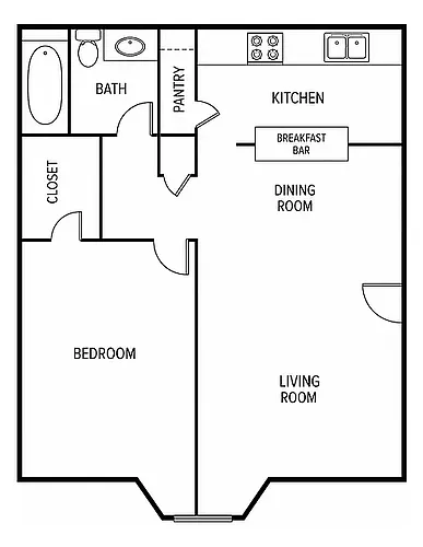 Floor plan Petit Jean