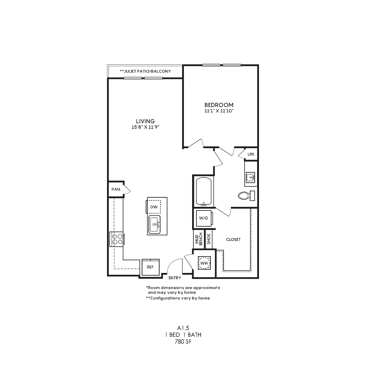 Floor plan A15