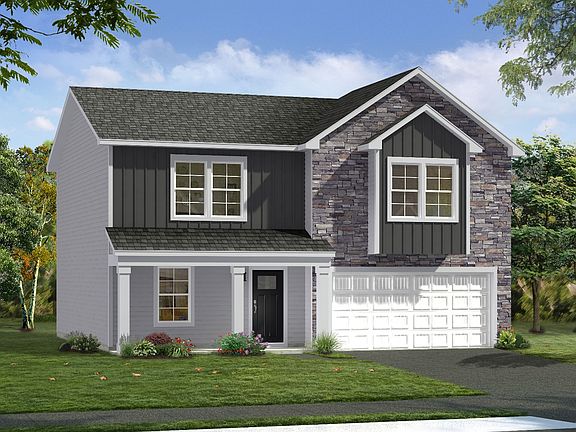 Whitehall single family rendering elevation 6 at Hammaker Hills