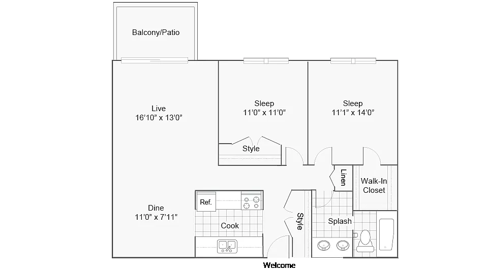 Floor plan Palmer