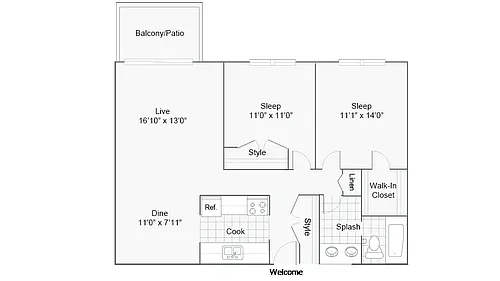 Floor plan Palmer