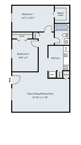 Floor plan The Driftwood