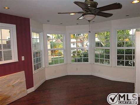 Inside of home Custom Built Window Display area off Dining Room