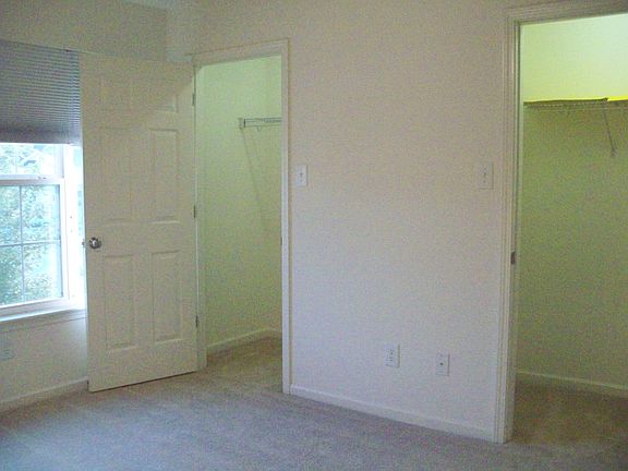 Double closet master bedroom