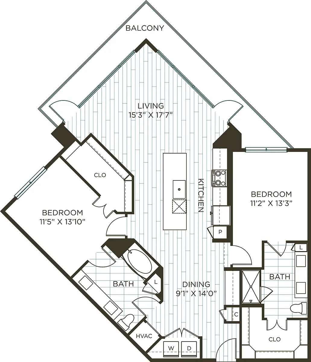 Floor plan B6