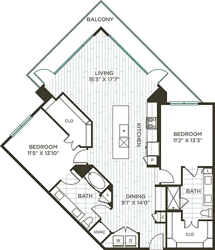 Floor plan B6