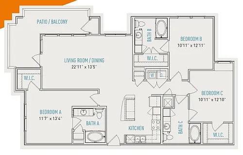 Floor plan C1