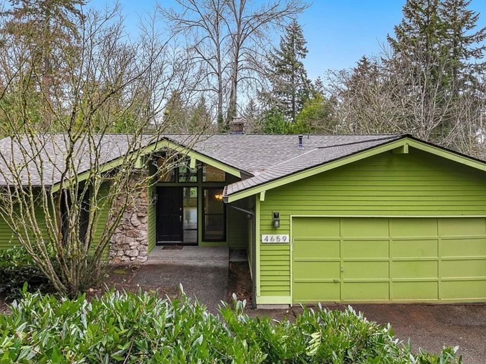 Green house in forest