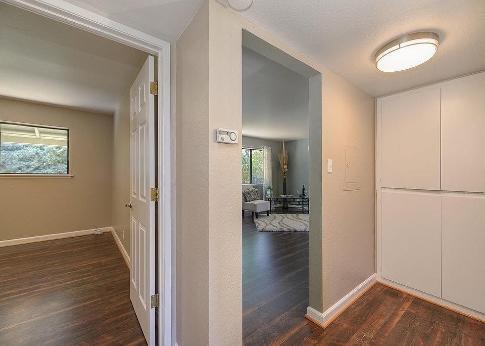 Hallway between rooms