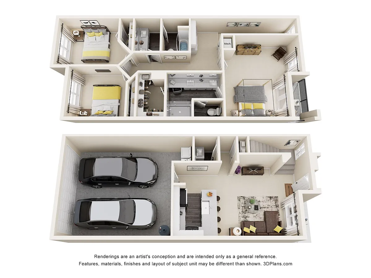 Floor plan Foothill - C1