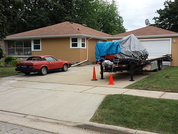 West & North side Driveway