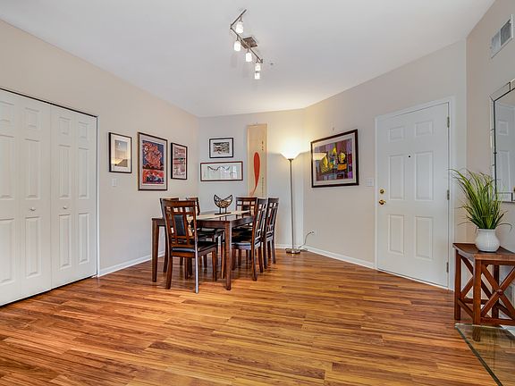 Lovely formal dining room space with beautiful floors.