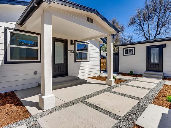 Front door and studio entrance