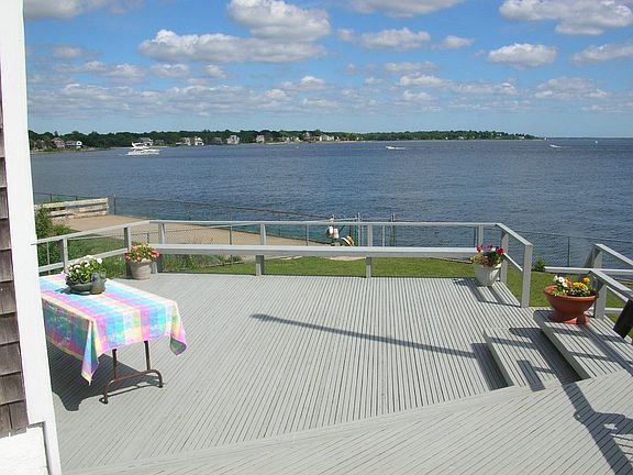 From deck out to bay