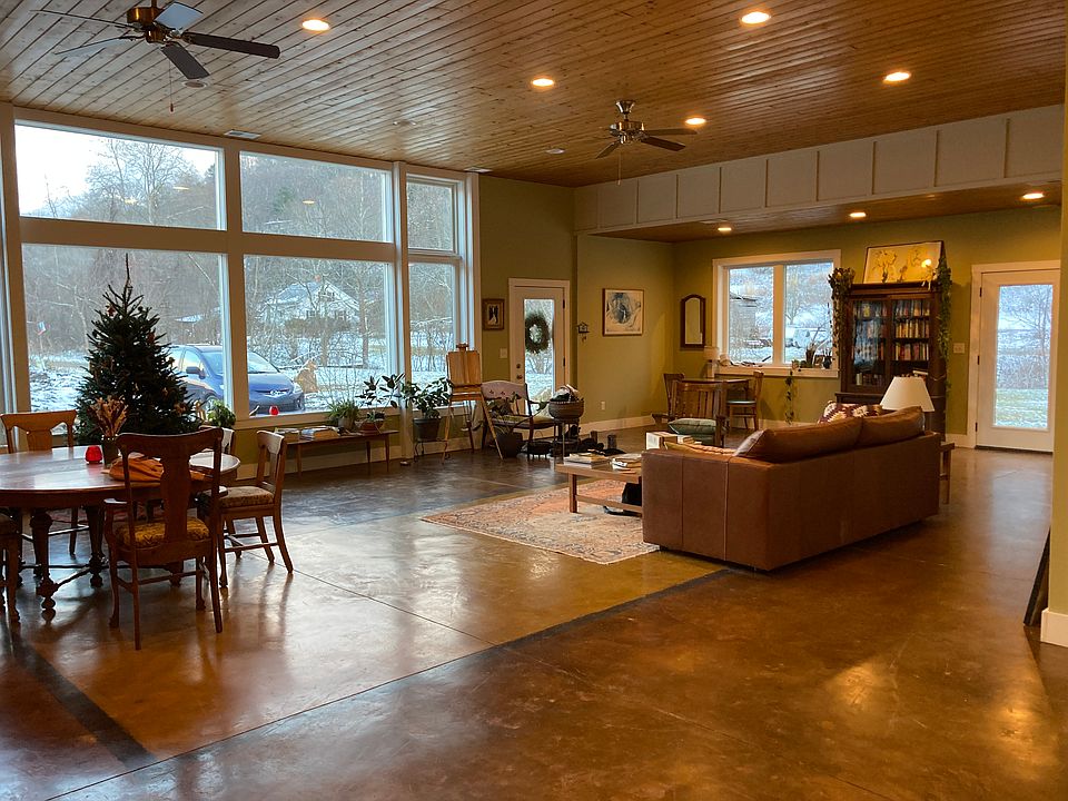Open living spaces.