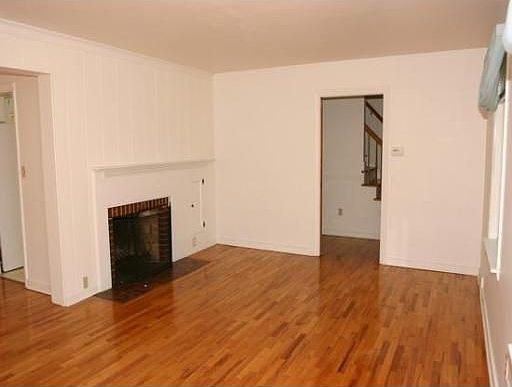 Living Room with Hardwood Floors, Fireplace