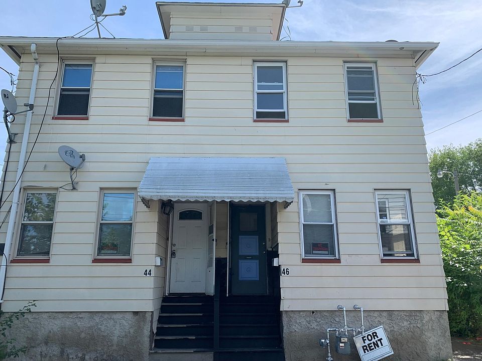 Front of two family home