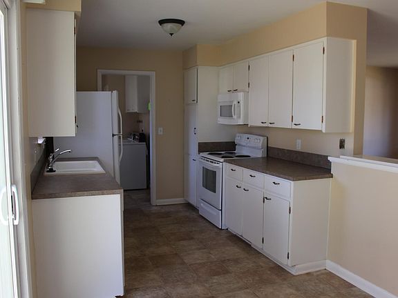 Kitchen with laundry room
