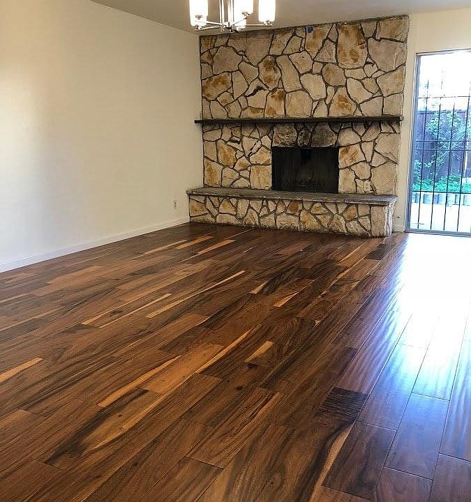 Living room attached to kitchen