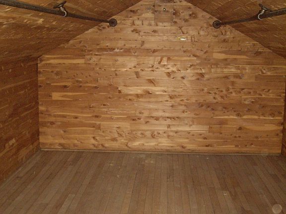 Cedar lined closet